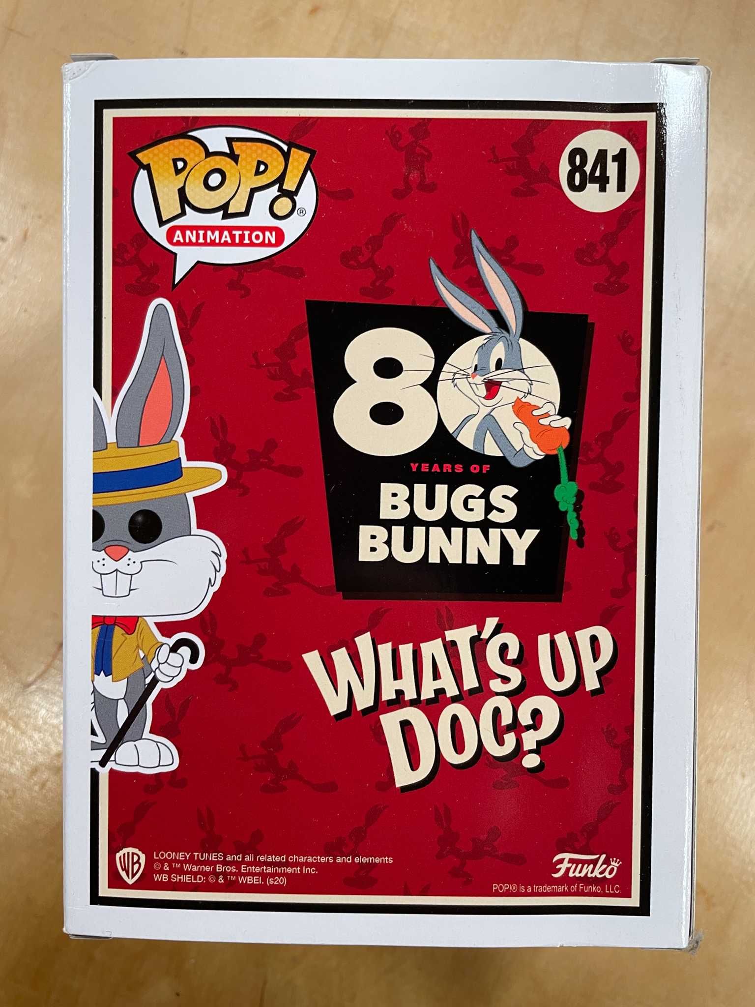 Funko pop Bugs Bunny Show Outfit 841 Looney Tunes