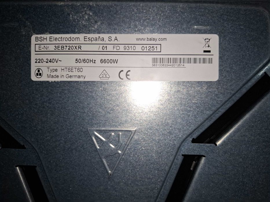 Placa Vitroceramica Balay