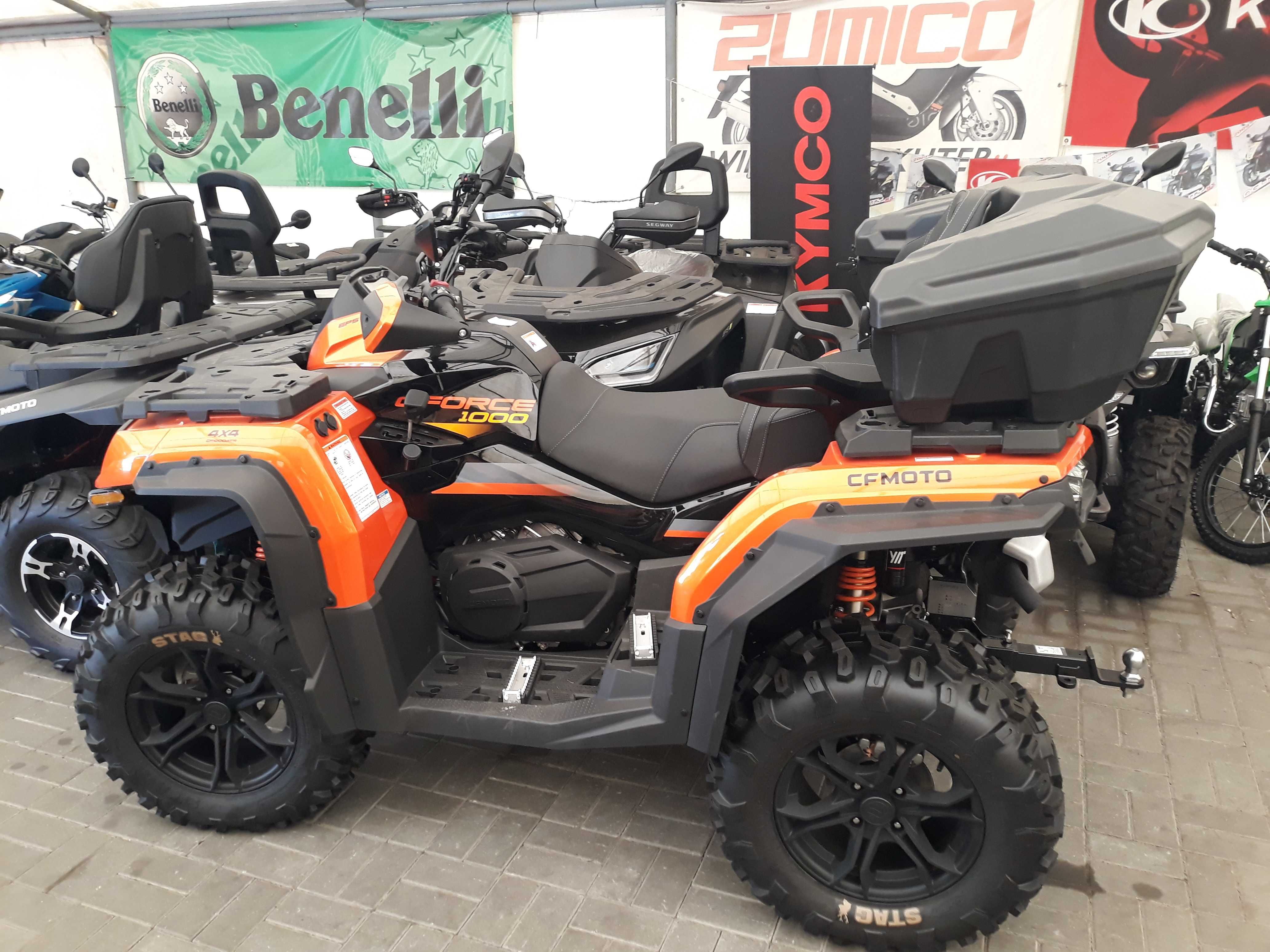 Quad ATV CF Moto 1000 EPS '23 PROMOCJA Super Cena gratis kufer manetki