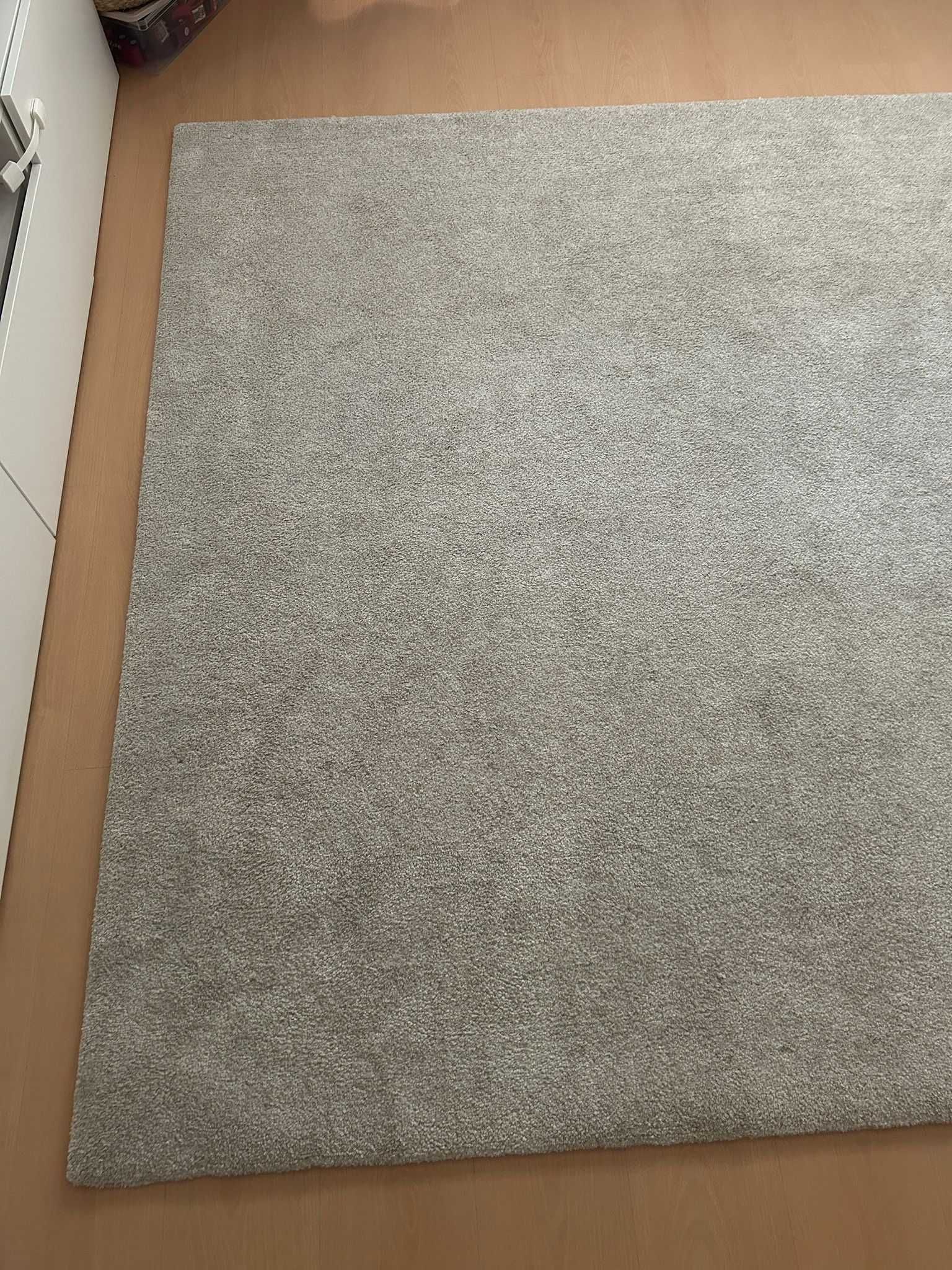 Carpete cinza/beje 200x300 cm