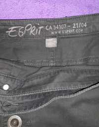 Świetna czarna krótka spódnica na zakładkę rozm. M/L firmy Esprit