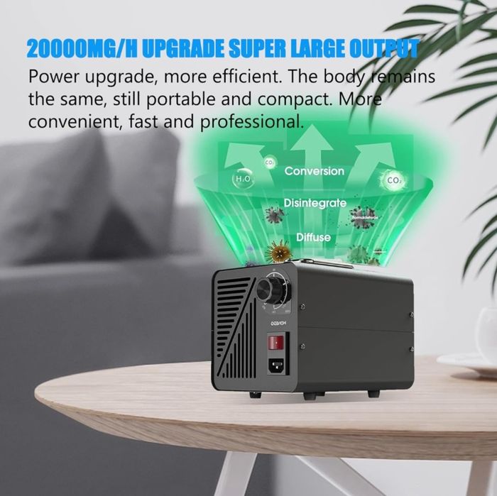 На зображенні показано озонатор, пристрій, призначений для видалення н