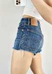 жіночі джинсові шорти Levi's 501 Original Fit High Rise Cut Off