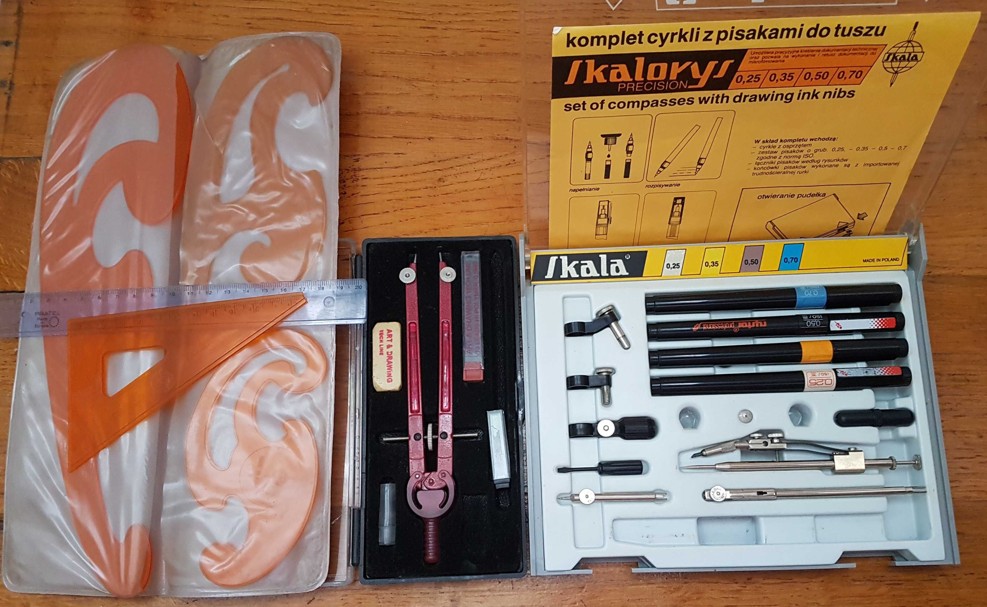 Zestaw kreślarski Skala Skalorys Precision  PRL