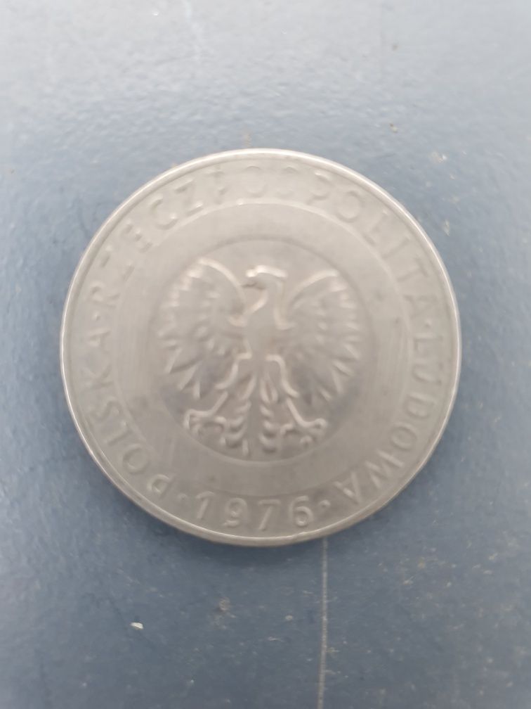 Moneta 20 zł Polska Rzeczpospolitą Ludowa z roku 1976