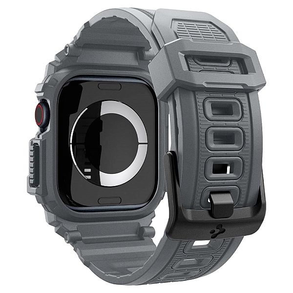 Etui Spigen Rugged Armor na Apple Watch 10/46 mm - szare