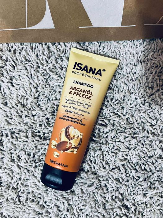 Szampon isana olejek arganowy pielęgnacja włosów