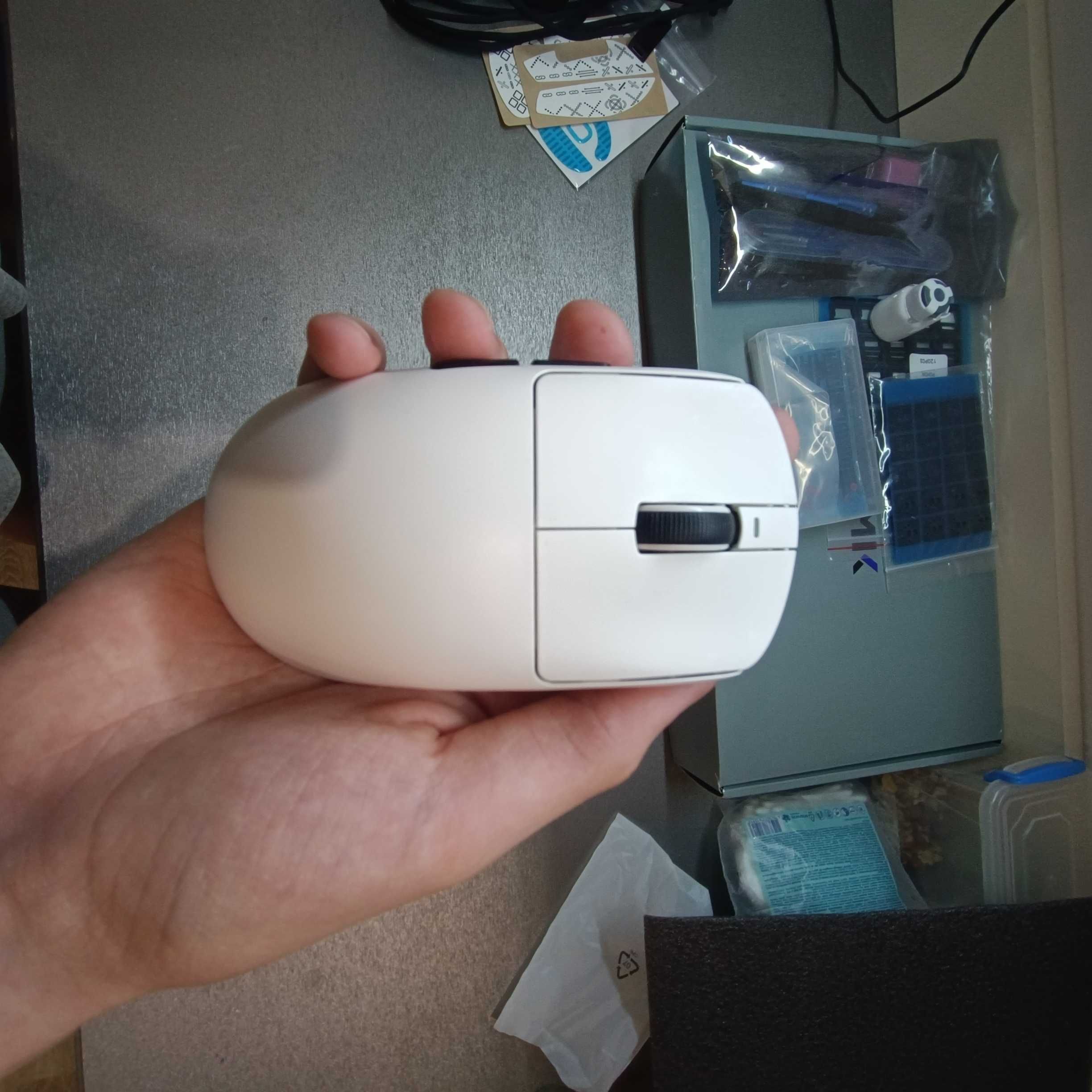 Мышка Vxe R1 pro max + глайды Xraypad Obsidian