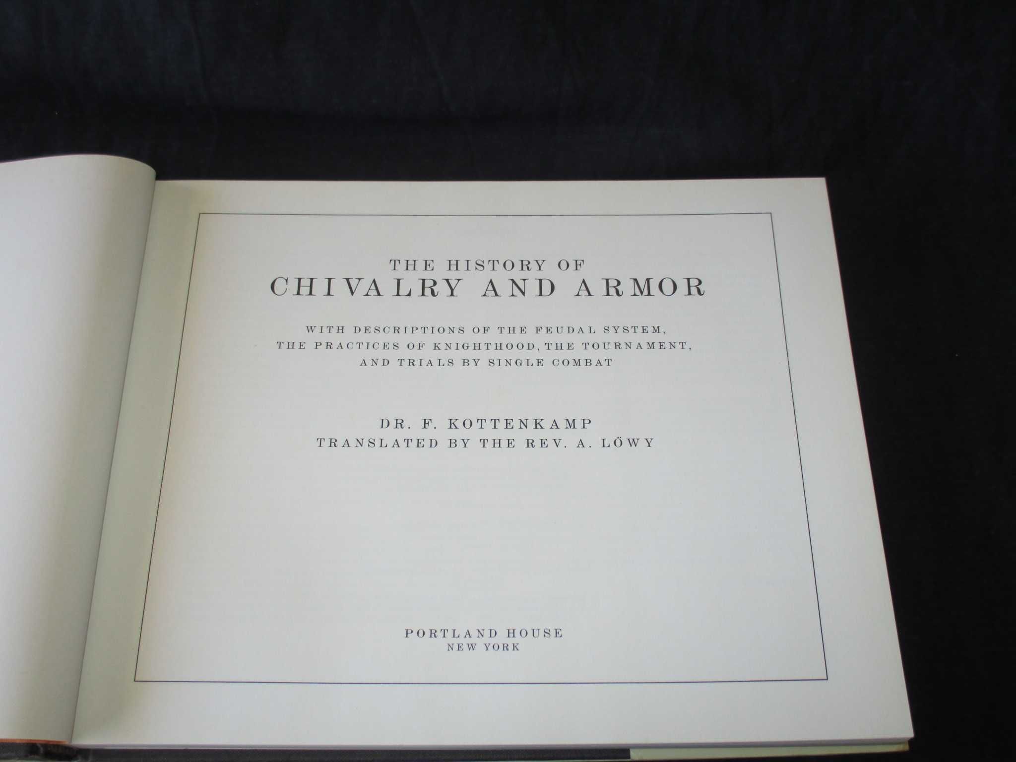 Livro The History of Chivalry and Armor Ilustrado