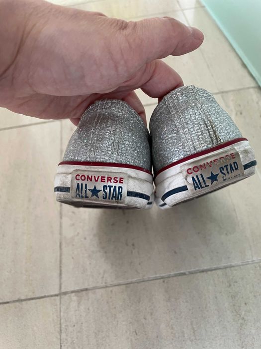 Ténis All Star Prateados
