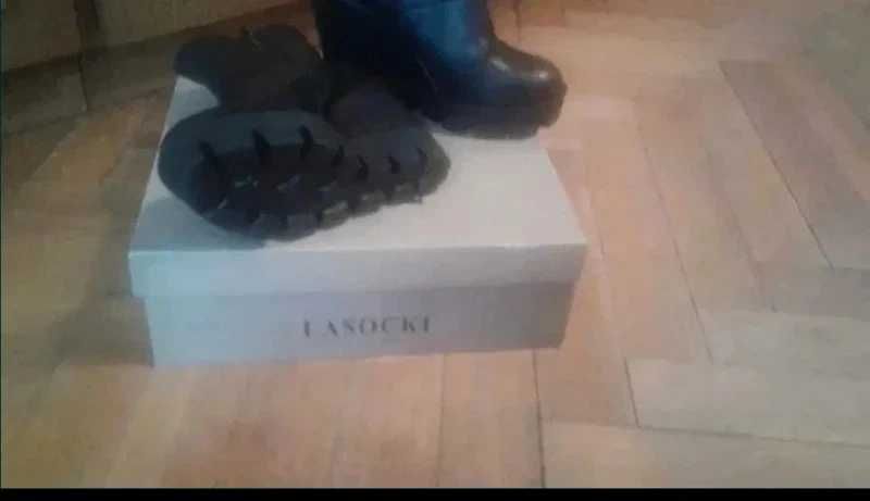 Okazja!  Skórzane botki Lasocki 39