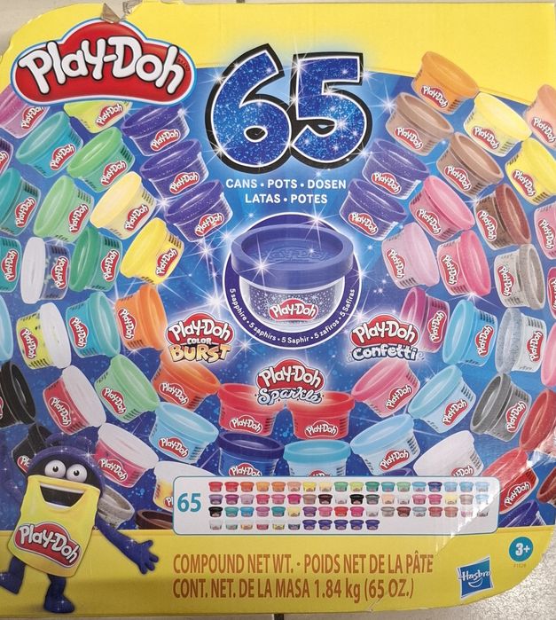 Play-Doh Ciastolina Plastelina Modelina 65 sztuk