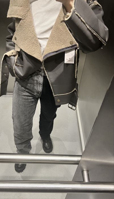 Kurtka zimowa kożuch. nowa