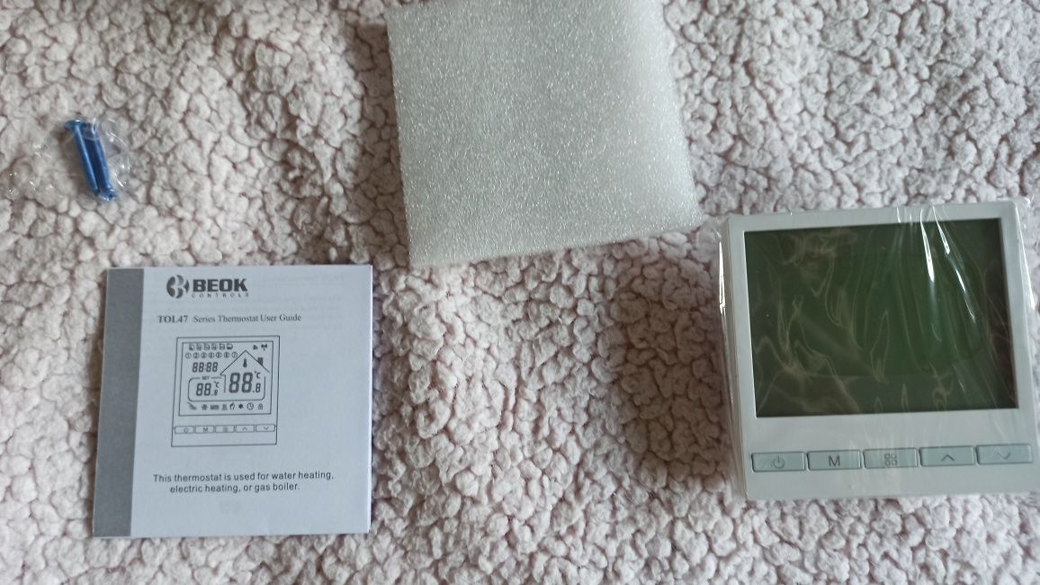 BEOK Inteligentny termostat Tuya WiFi TOL47WIFI-WP