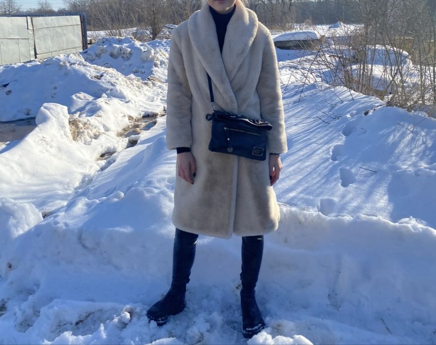 Шуба MANGO штучне хутро