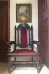 Cadeirão Poltrona Trono em Pau Santo - Único !