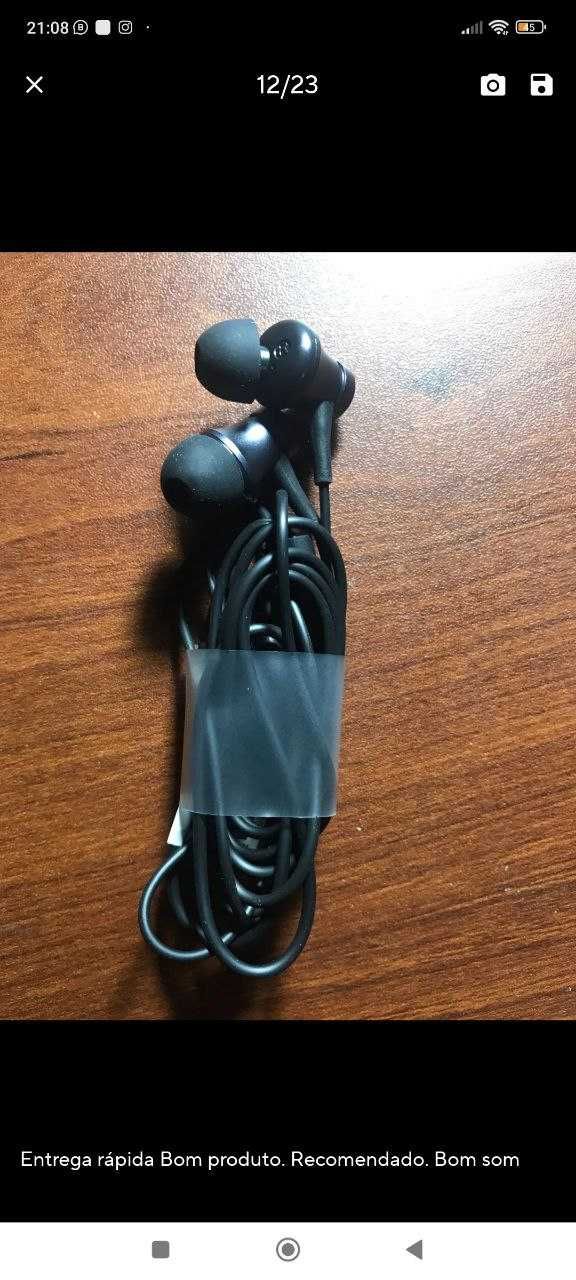 Fones de Ouvido com Fio Xiaomi 3.5mm - Original