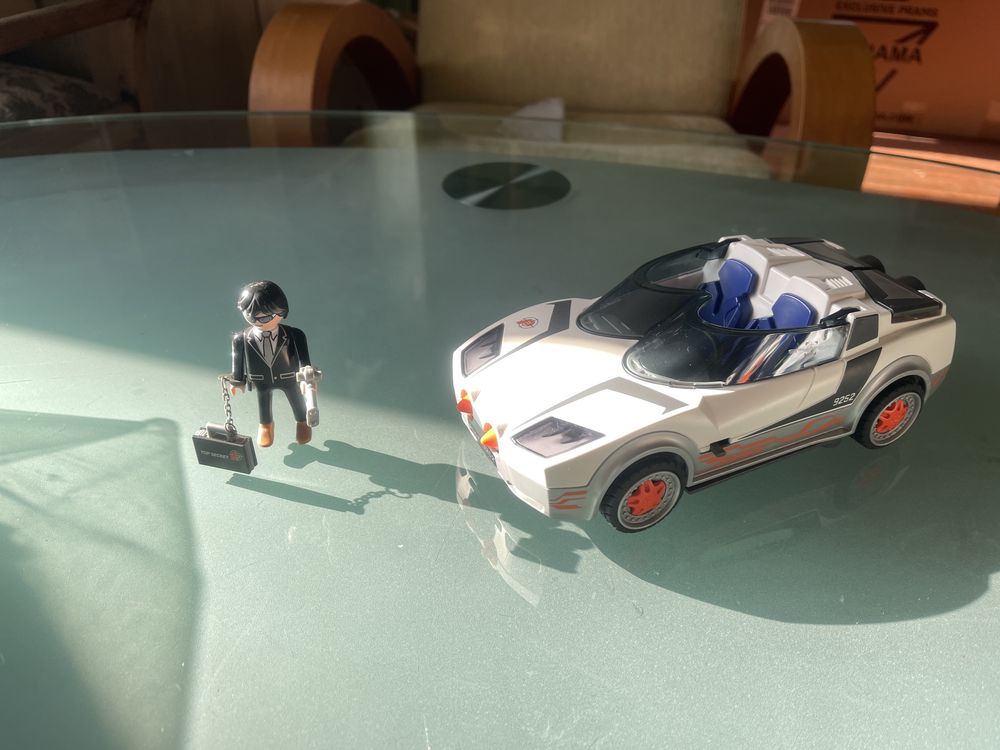 Playmobil 9252 Top Agents Agent P. I Racer, 9251 Robot Agenta Tec