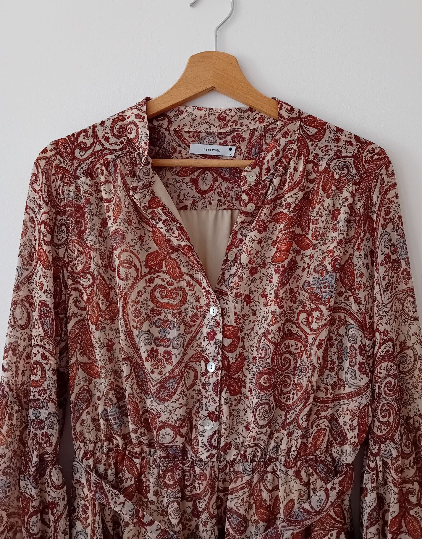 Reserved sukienka wzorzysta print 38 M