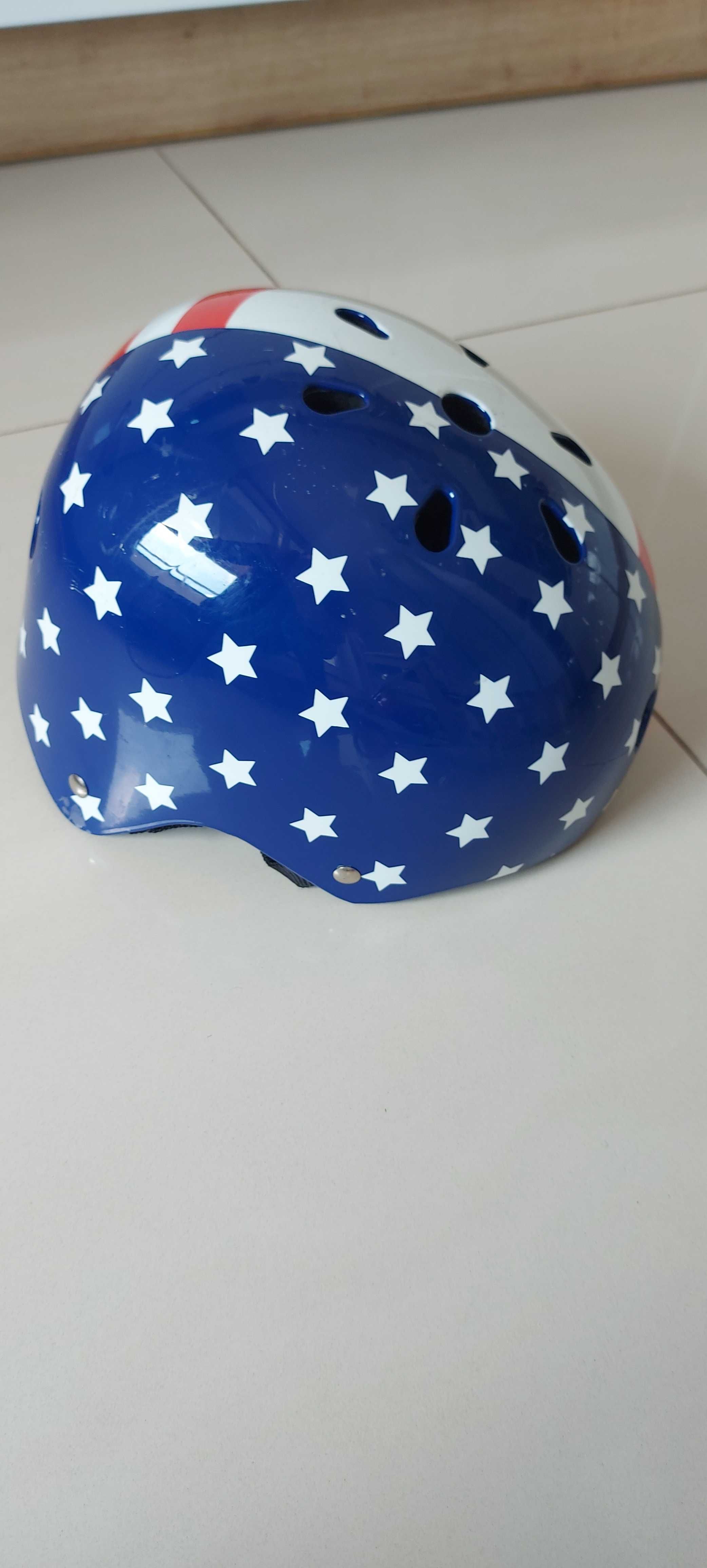 Kask na hulajnogę  deskorolkę, rolki, rozm. 52-58 cm