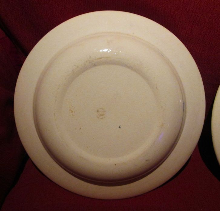 Par de Pratos Grandes (diam: 35cm) "Figueira da Foz" GILMAN - SACAVEM