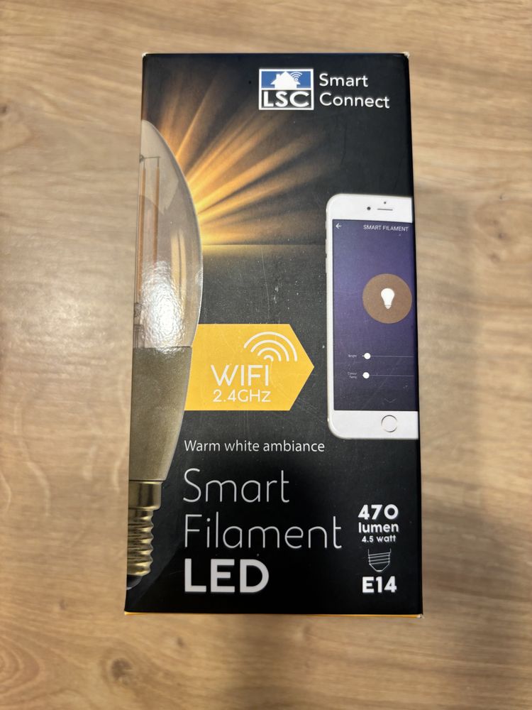 Inteligentna żarówka LED z żarnikiem LSC  Smart Filament LED