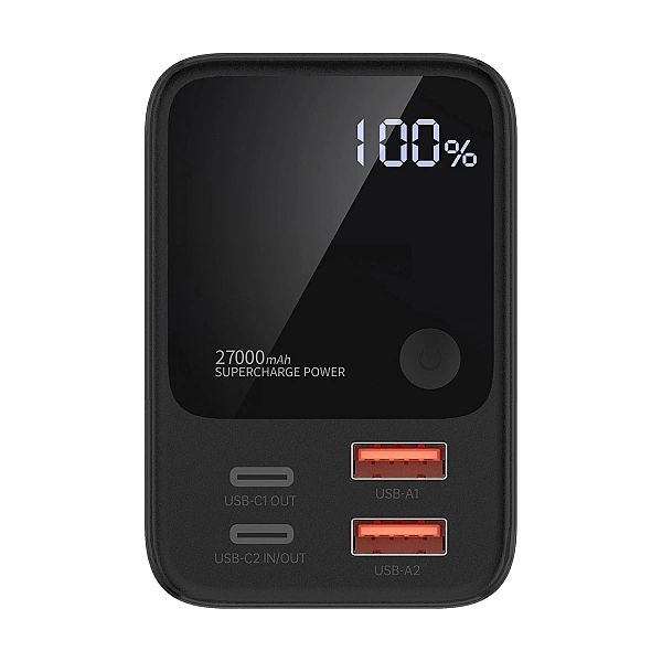 Powerbank Choetech B635BK 2xUSB-A / 2xUSB-C 27000mAh - czarny