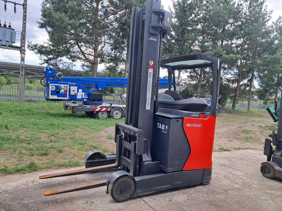 wózek widłowy wysokiego składowania Linde R20-01 , 2014r , 6,70m , R16