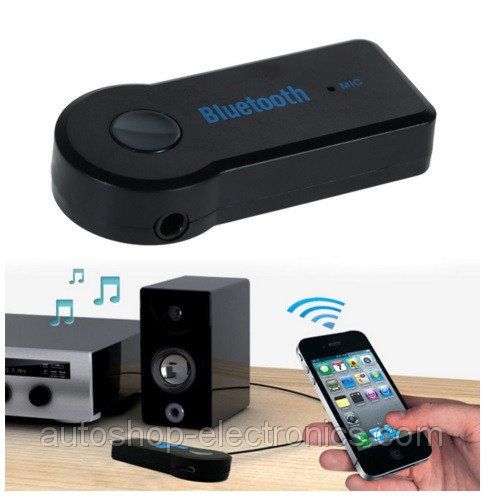 Bluetooth AUX Hands Free с аккумулятором / блютус аукс, громкая связь