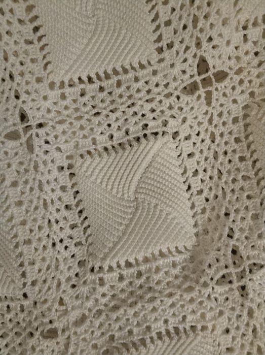 Colcha de casal em linha, 100% artesanato