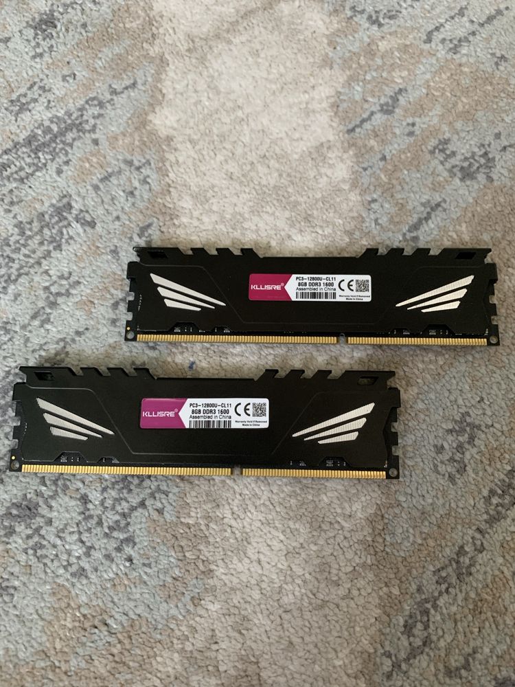 DDR3 3200mhz 16gb (2x8gb) оперативна память KLLISRE ддр3 озу