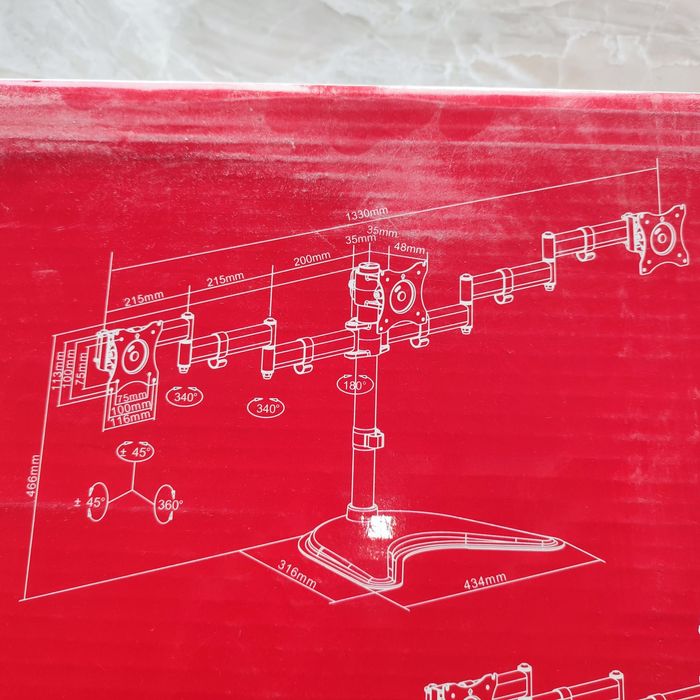 Підставка на 3 монітора iTech MBS-13M