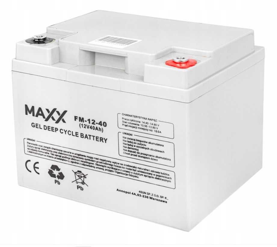 Акумулятор гелевий MAXX 40 Ah (40 А годин)