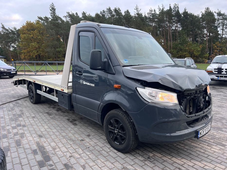 Mercedes-Benz SPRINTER  Sprinter 2.2CDI * Automat * Najazd Gromex * Wciągarka * Alu * Led