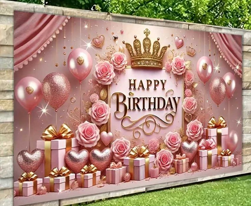 Фотозона - банер на день народження