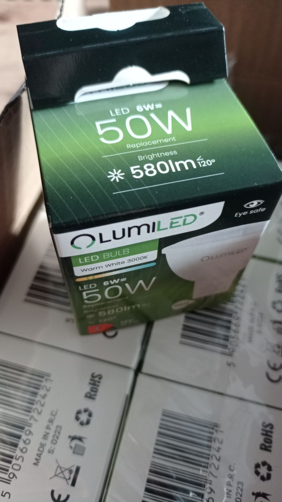 Żarówki LED Lumiled mr16 warm white 6W=50W 580lm