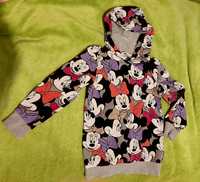 Bluza z kapturem dla dziewczynki,  h&m, Myszka Minnie