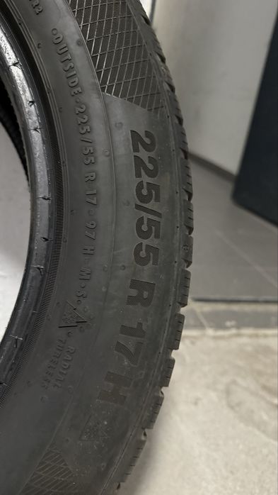 Opony zimowe komplet Continental 225/55/17 17”
