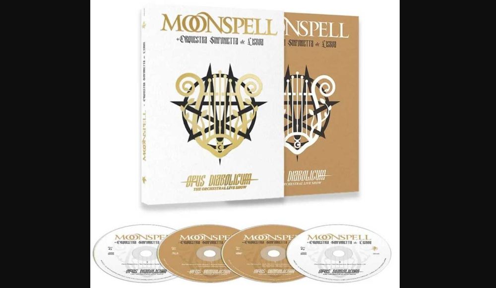 Moonspell - Opus Diabolicum. Box z 4 płyt - 2CD + DVD + Blu-Ray. Nowy