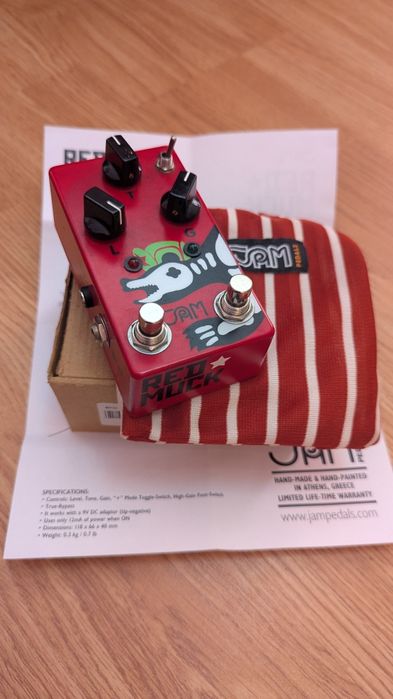 Гітарна педаль фуз, драйв, дісторшн Jam Red Muck mk 2