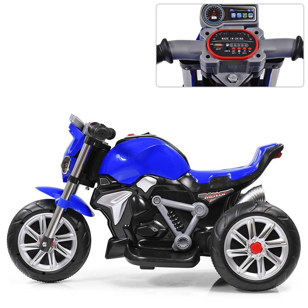 Мотоцикл дитячий «Bambi» M 3639-4 Синій