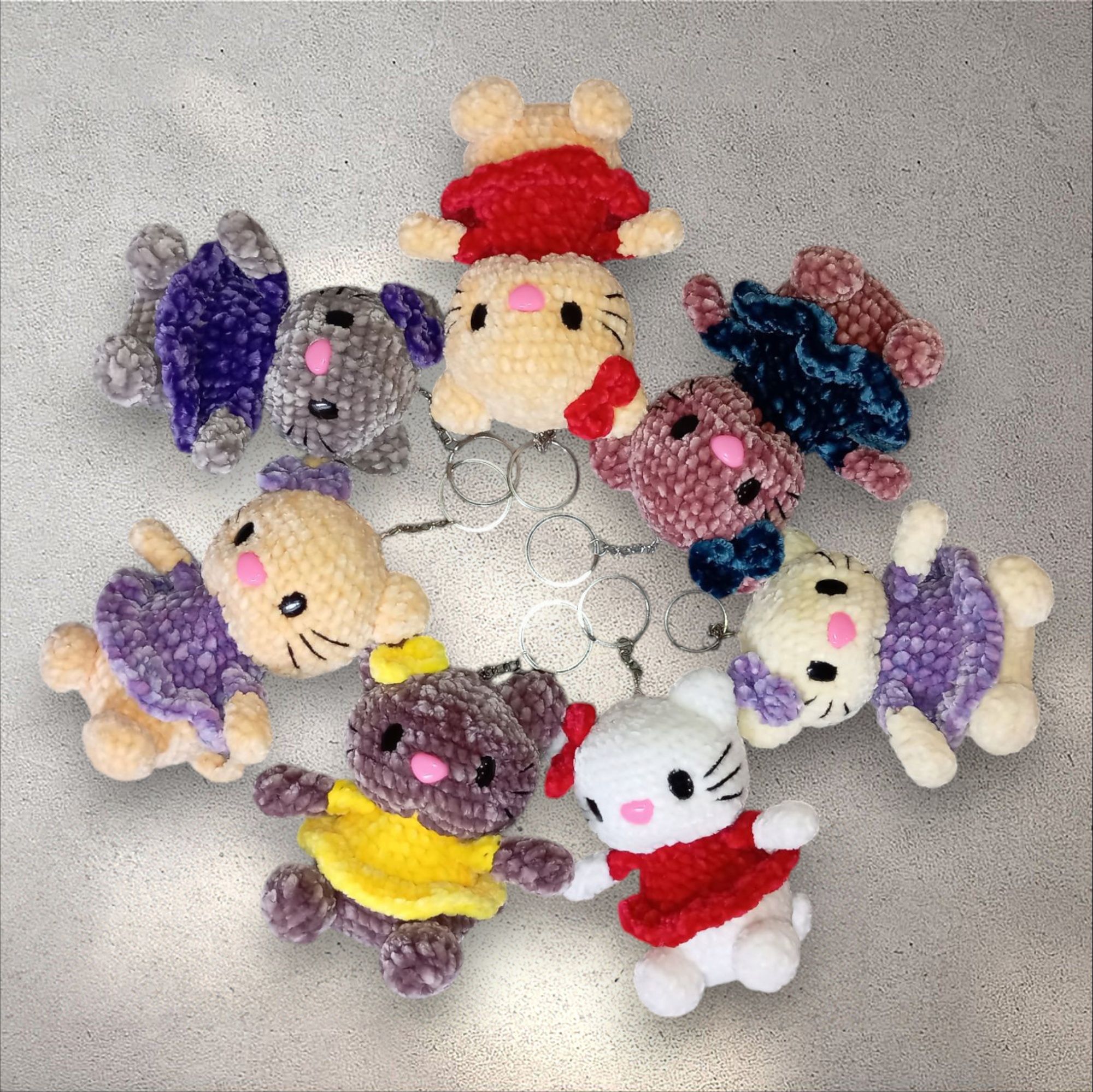 Hello Kitty na szydełku amigurumi handmade