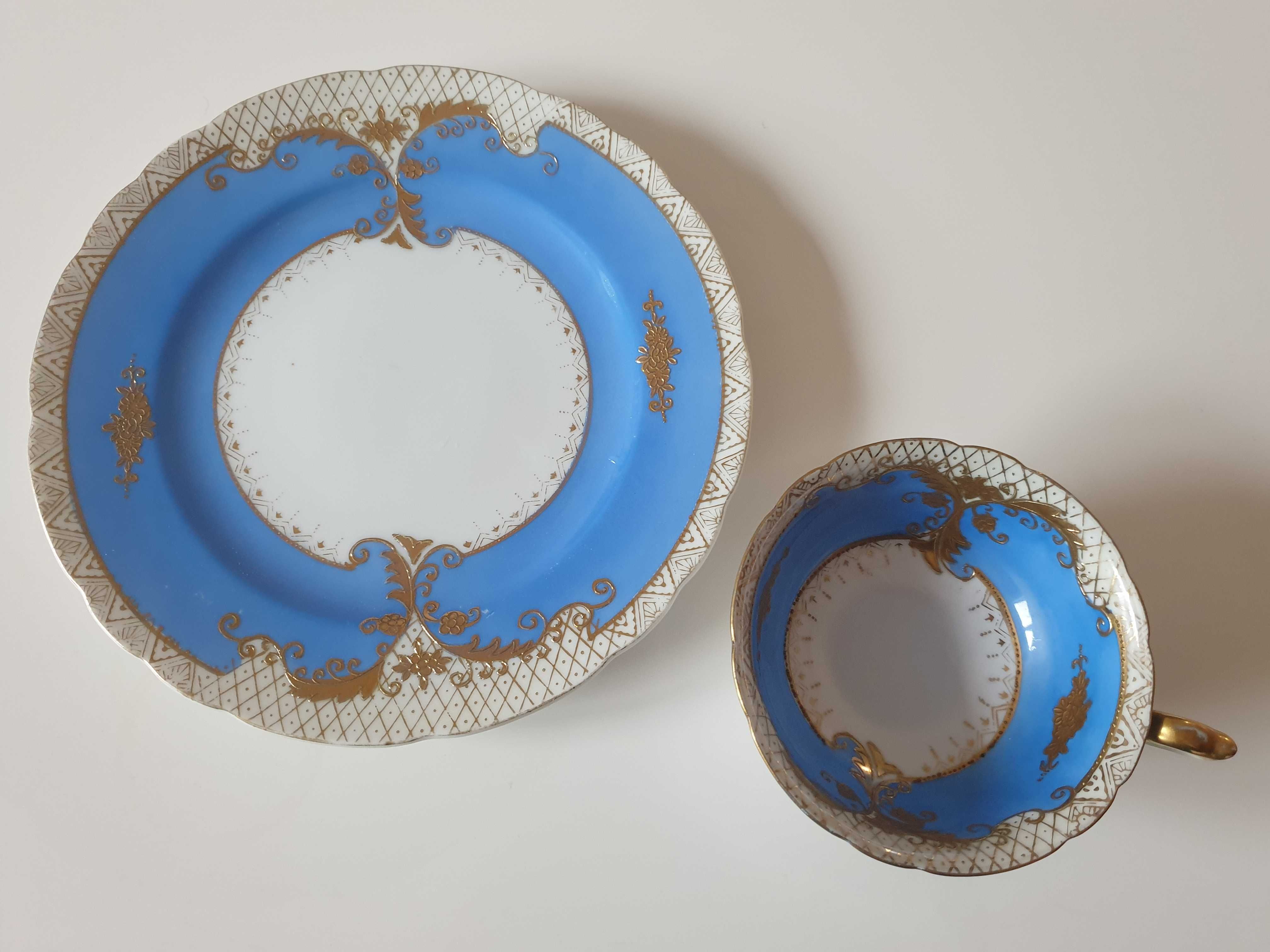 Porcelanowy zestaw filiżanka + Talerz  Chugai Porcelain Foreign