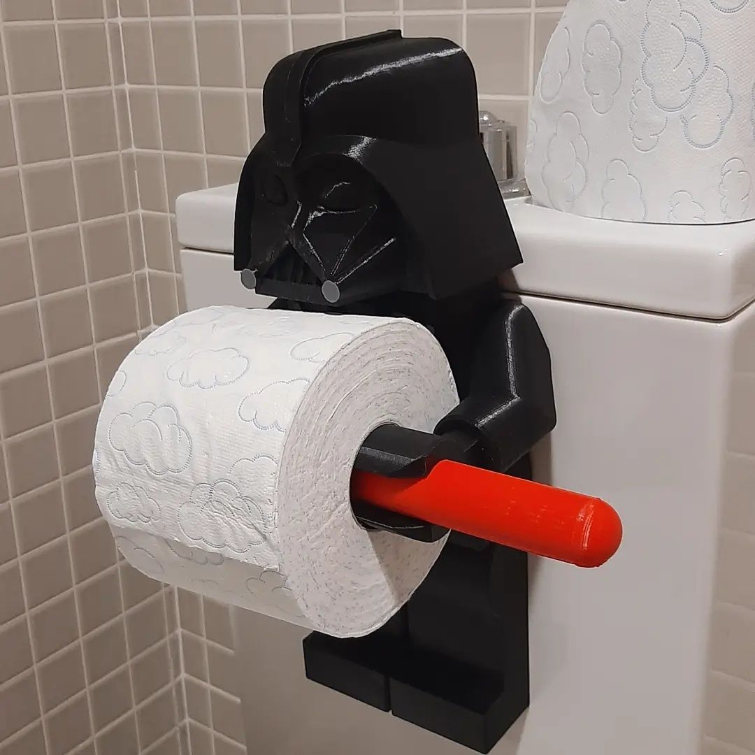 Darth Vader - Suporte papel higiénico - Impressão 3D