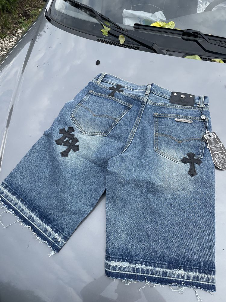 Джинсові шорти Chrome Hearts