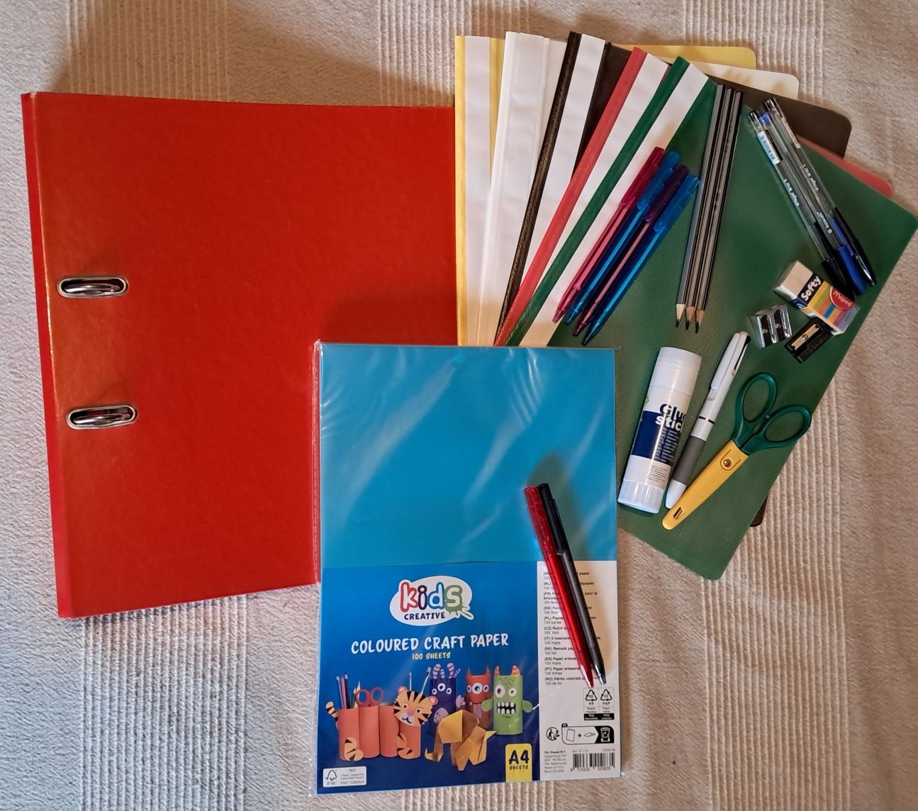 Lote de Material Escolar Novo