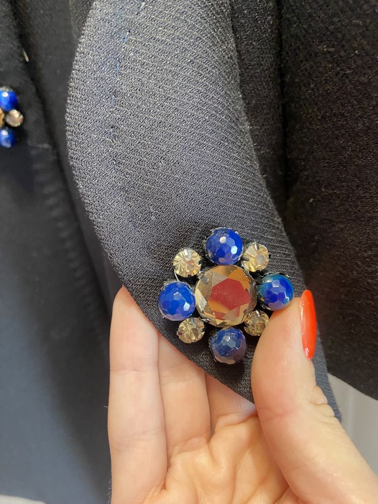 Пальто, тренч Dolce&Gabbana, розмір 42(L), оверсайз, тепле