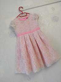 Платье кружевное на девочку 3-4 годика. Сукня мереживо