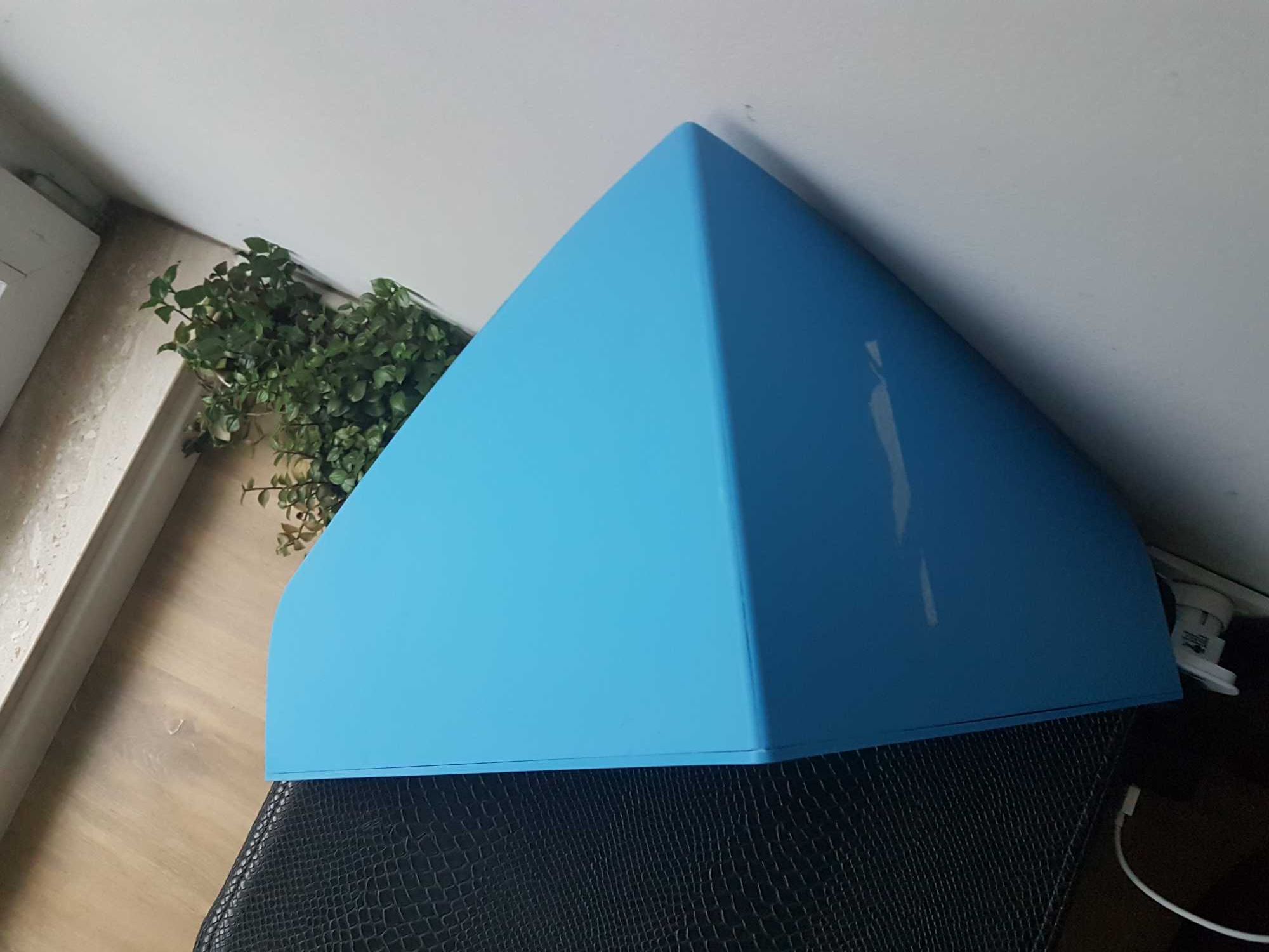 Plastikowa pólka ścienna Ikea MAMMUT niebieska zielona x 2szt.
