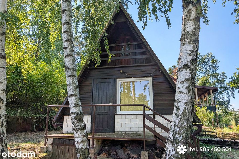 Domek z widokiem na jezoro, działka 427 m2 nad jeziorem Szczytnowskim